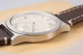 Back view of Omega vintage watch with 