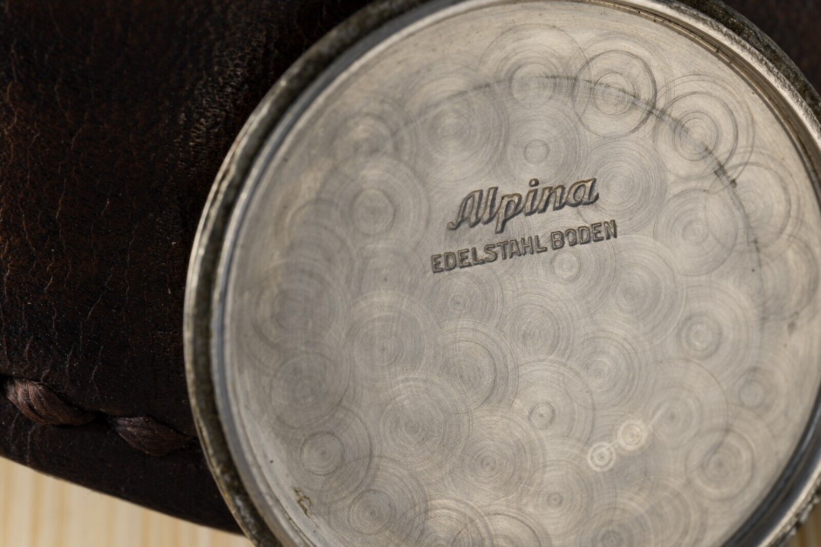 KM Alpina 592 vintage military wristwatch, unique historical value, rare timepiece
