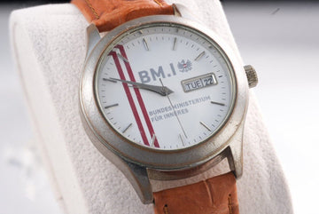 BM.I Bundesministerium Fun Inneres Automatic Wristwatch Day/Date Miyota watch, Japan