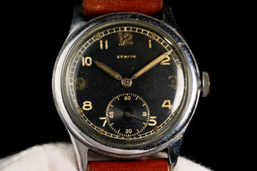 Zenith DH Militay watch with movement 12 4-6