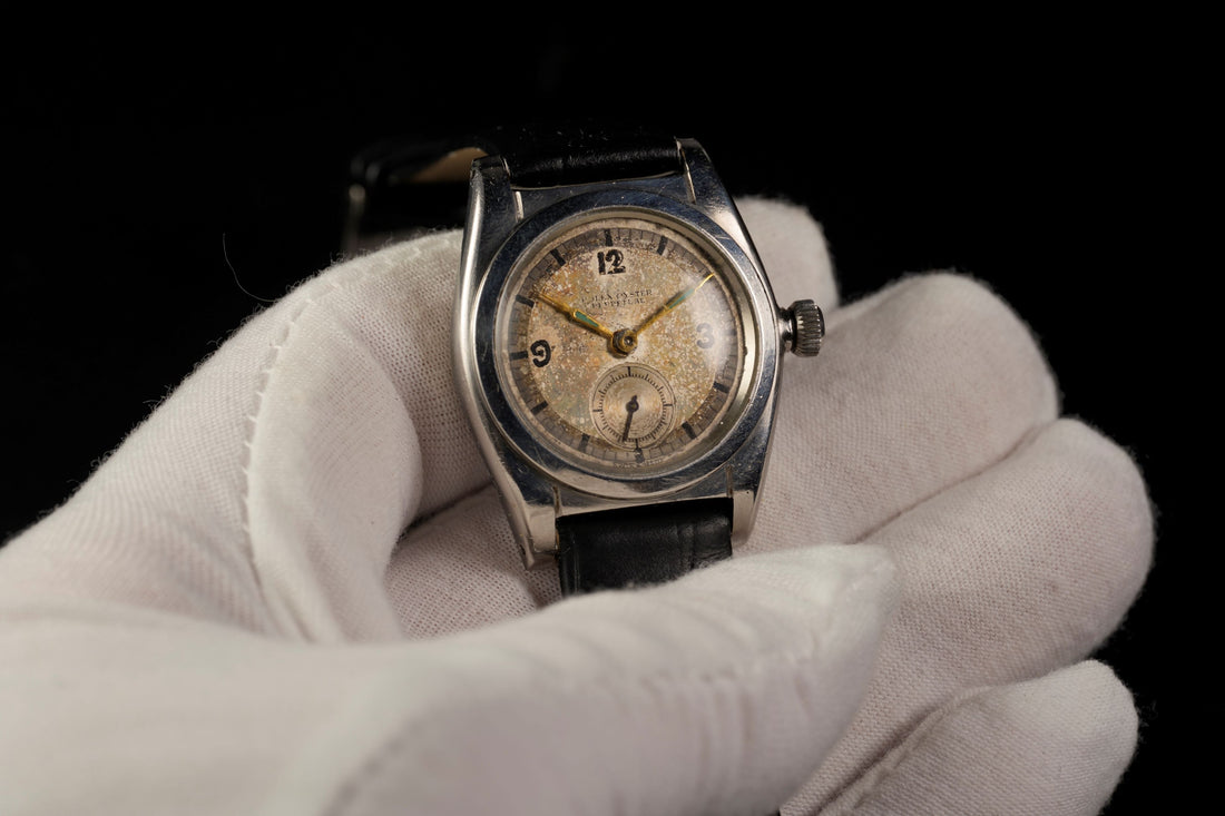 Rolex Bubbleback wtistwatch Vintage Ref. 2764 with original dial, hands and crown