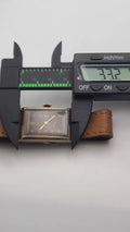 Glashütte Vintage Urofa TANK watch, rare military collectible, iconic design from WWII