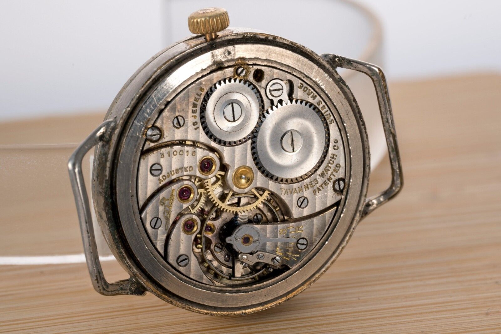 Tavannes Vintage Watch on Display