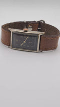 Back view of Glashütte TANK Caliber 58 military watch, Swiss-made, rare vintage piece