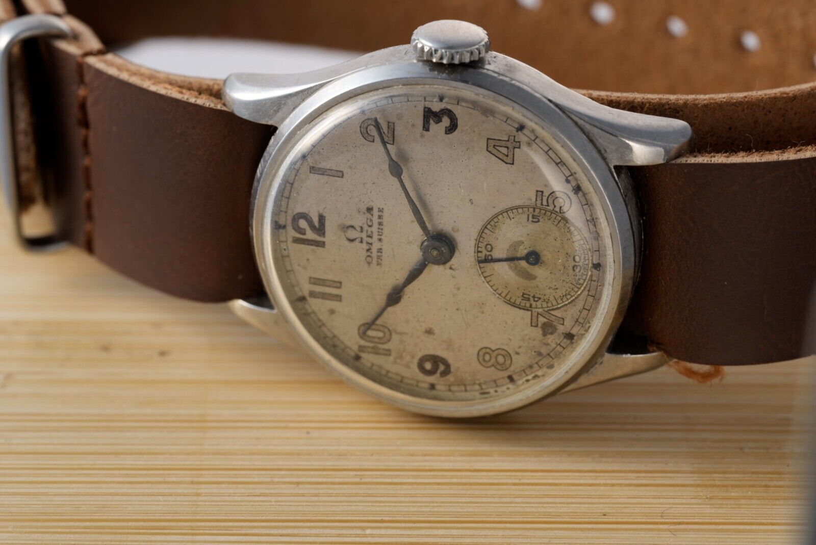 Vintage Omega cal. 26.5 T2 watch, 15 jewels, Fab Suisse, retro mechanical movement